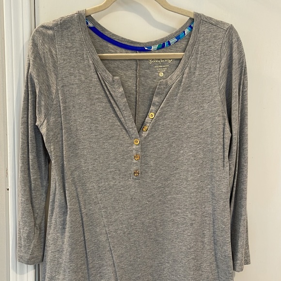 Lilly Pulitzer Banyan Dress in Heather Grey - Picture 2 of 9